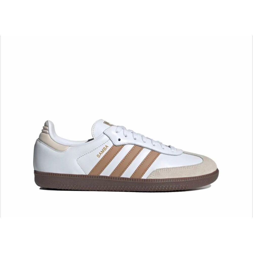 BNWT Adidas samba classic white‎ and gold
